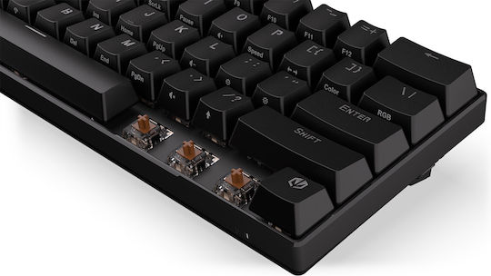 Endorfy Thock Compact Gaming Μηχανικό Πληκτρολόγιο Tenkeyless με Kailh Brown διακόπτες και RGB φωτισμό (Αγγλικό UK) - Image 2