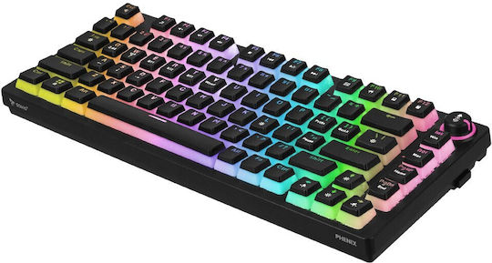 Savio Phenix Yellow Pudding Ασύρματο Gaming Μηχανικό Πληκτρολόγιο 75% με RGB φωτισμό (Αγγλικό US) - Image 7