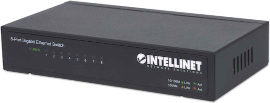 Intellinet 8-Port Gigabit Ethernet Switch Unmanaged L2 Switch με 8 Θύρες Gigabit (1Gbps) Ethernet - Image 3