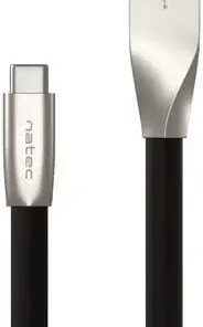 Alternative view of Natec USB 2.0 Cable USB-C male - USB-A female Μαύρο 1m NKA-1954