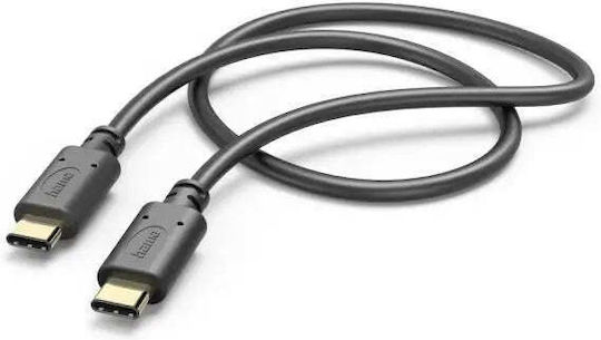HAMA USB 2.0 Cable USB-C male - USB-C 20W Μαύρο 1.5m 00201591 - Image 2