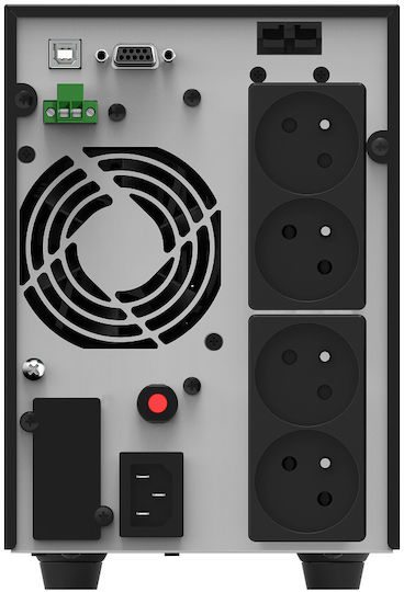 Powerwalker VFI 2000 AT FR UPS On-Line 2000VA 1800W με 4 Schuko Πρίζες - Image 3