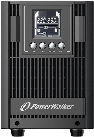 Powerwalker VFI 2000 AT FR UPS On-Line 2000VA 1800W με 4 Schuko Πρίζες - Image 4