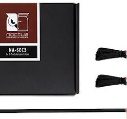 Noctua Extension Cord Housing Na Sec2 3 Pin 3-Pin Fan - 3-Pin Fan Cable 0.3m Μαύρο NA-SEC2