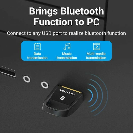Vention USB Bluetooth 5.0 Adapter με Εμβέλεια 20m (CDSB0) - Image 5