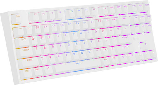 Genesis Thor 404 Gaming Μηχανικό Πληκτρολόγιο Tenkeyless με Gateron Yellow διακόπτες και RGB φωτισμό (Αγγλικό US) Λευκό - Image 8