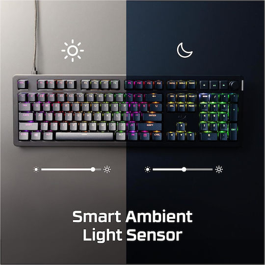 HyperX Alloy Rise Gaming Πληκτρολόγιο με HyperX Red διακόπτες και RGB φωτισμό (Αγγλικό US) - Image 7