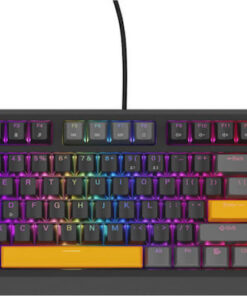 Genesis Thor 230 TKL Gaming Μηχανικό Πληκτρολόγιο Tenkeyless με Outemu Red διακόπτες και RGB φωτισμό (Αγγλικό US) Anchor Gray Positive