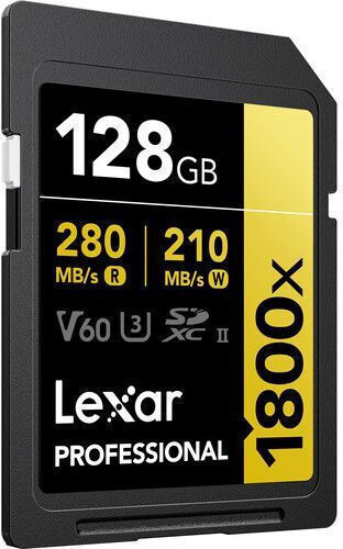Lexar Professional 1800x SDXC 128GB Class 10 U3 V60 UHS-II με αντάπτορα - Image 5