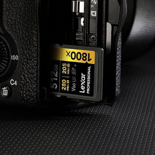 Lexar Professional 1800x SDXC 128GB Class 10 U3 V60 UHS-II με αντάπτορα - Image 6