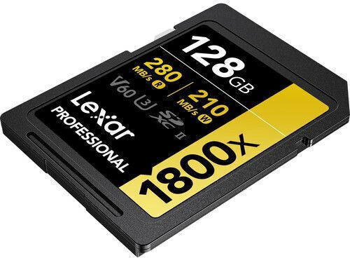 Lexar Professional 1800x SDXC 128GB Class 10 U3 V60 UHS-II με αντάπτορα - Image 4