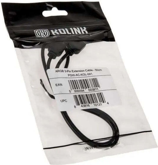 Kolink ARGB 3-Pin Extension 50cm - Image 3