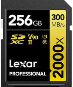 Lexar Professional 2000X SDXC 256GB Class 10 U3 V90 UHS-II