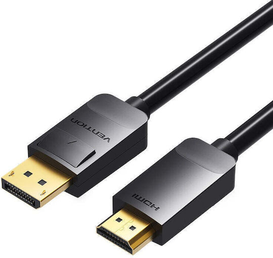 Vention Cable DisplayPort male - HDMI male 3m Μαύρο (HADBI) - Image 3