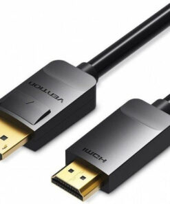 Alternative view of Vention Cable DisplayPort male - HDMI male 3m Μαύρο (HADBI)