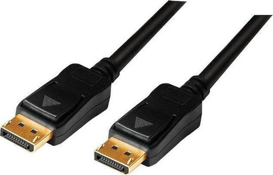 LogiLink Cable DisplayPort male - DisplayPort male 20m Μαύρο (CV0114) - Image 2