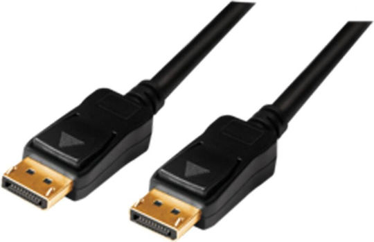 LogiLink Cable DisplayPort male - DisplayPort male 15m Μαύρο (CV0113) - Image 3