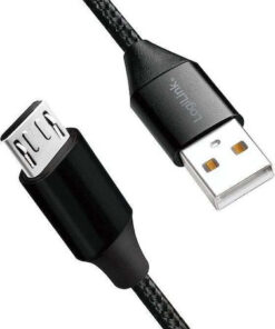 Alternative view of LogiLink Braided USB 2.0 to micro USB Cable Μαύρο 0.3m (CU0143)