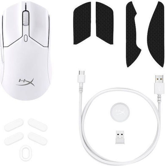 HyperX Pulsefire Haste 2 Mini Ασύρματο RGB Gaming Ποντίκι 26000 DPI Λευκό - Image 5