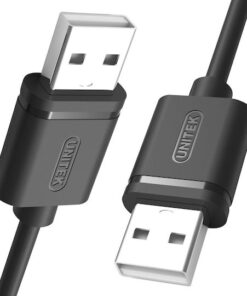 Alternative view of Unitek USB 2.0 Cable USB-A male - USB-A male 1.5m Y-C442GBK