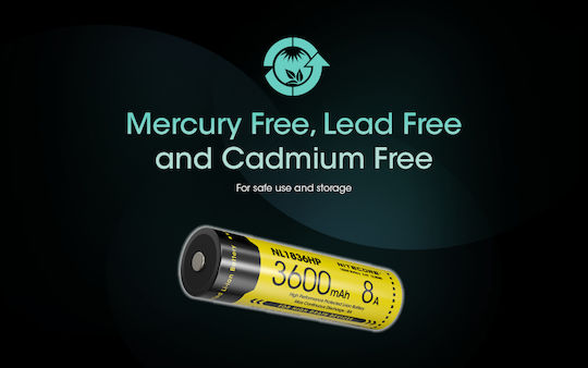 NiteCore Επαναφορτιζόμενη Μπαταρία 18650 Li-ion 3600mAh - Image 6