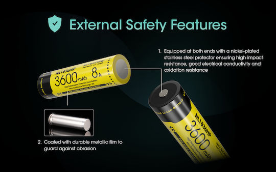 NiteCore Επαναφορτιζόμενη Μπαταρία 18650 Li-ion 3600mAh - Image 9