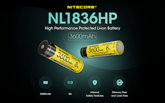 NiteCore Επαναφορτιζόμενη Μπαταρία 18650 Li-ion 3600mAh - Image 12