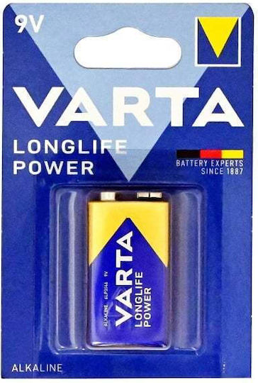 Varta LongLife Power Αλκαλική Μπαταρία 9V 1τμχ 4922121411 - Image 7