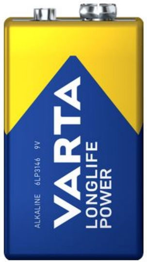 Varta LongLife Power Αλκαλική Μπαταρία 9V 1τμχ 4922121411 - Image 3
