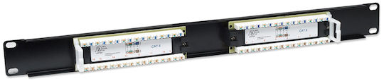 Intellinet Patch Panel για Rack 1U 19" 16 Θυρών cat6 Μαύρο 519526 - Image 3