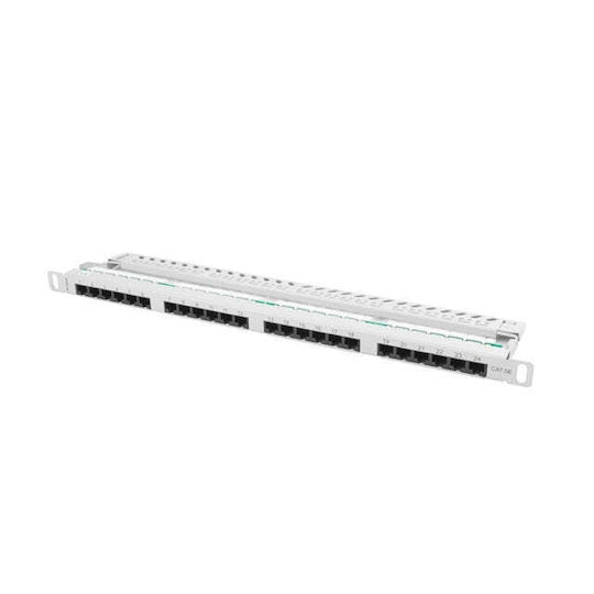 Lanberg Patch Panel για Rack 1U 19" 24 Θυρών Γκρι PPU5-0024-S - Image 3