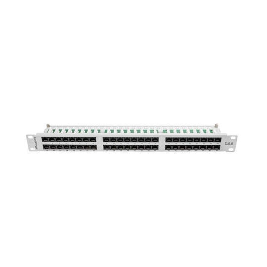 Lanberg Patch Panel για Rack 1U 19" 48 Θυρών cat6 Γκρι PPU6-1048-S - Image 4