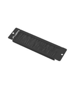 Alternative view of Lanberg Πάνελ Βούρτσας για Rack 1U 10" 10 Θυρών Μαύρο AK-1104-B