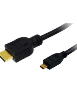 Alternative view of LogiLink CH0032 HDMI 1.4 Cable HDMI male - micro HDMI male 2m Μαύρο CH0032
