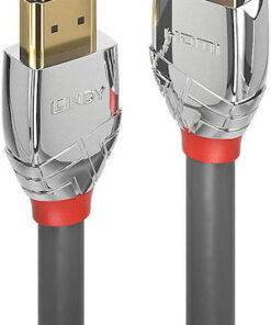 Lindy Cromo Line HDMI 2.0 Cable HDMI male - HDMI male 10m Γκρι 37876