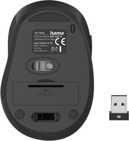 HAMA MW400 V2 Ασύρματο Ποντίκι Κίτρινο - Image 3