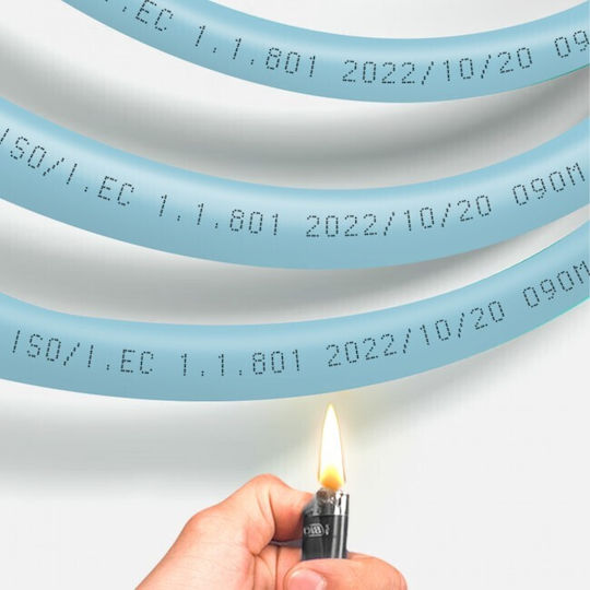 Unitek S/FTP Cat.7 Καλώδιο Δικτύου Ethernet χωρίς ακροδέκτες 305m Γκρι 1τμχ C18122BL - Image 6
