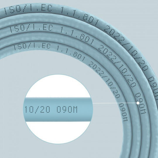 Unitek S/FTP Cat.6a Καλώδιο Δικτύου Ethernet χωρίς ακροδέκτες 305m Γκρι 1τμχ C18121BL - Image 8