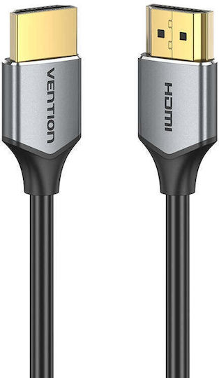 Vention Ultra Thin HDMI 2.0 Cable HDMI male - HDMI male 1m Γκρι ALEHF - Image 3