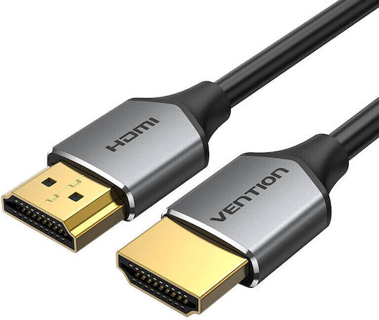 Vention Ultra Thin HDMI 2.0 Cable HDMI male - HDMI male 1m Γκρι ALEHF - Image 4