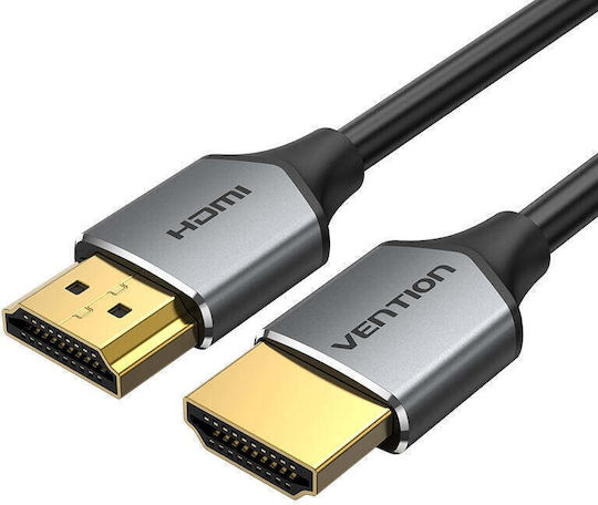 Vention Ultra Thin HDMI 2.0 Cable HDMI male - HDMI male 1m Γκρι ALEHF - Image 5