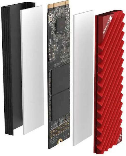 Jonsbo M.2-3 Radiator Κόκκινο JONSBO-ZUWE-421 - Image 2