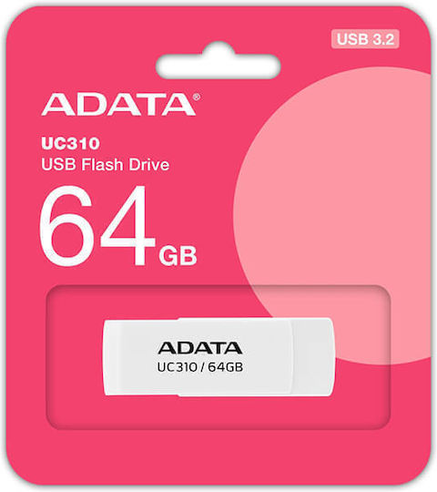 Adata Uc310 64GB USB 3.2 Stick Λευκό - Image 2