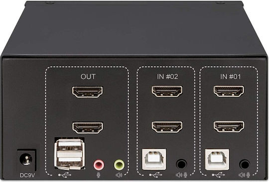 Manhattan 153522 KVM & Data Switch - Image 3