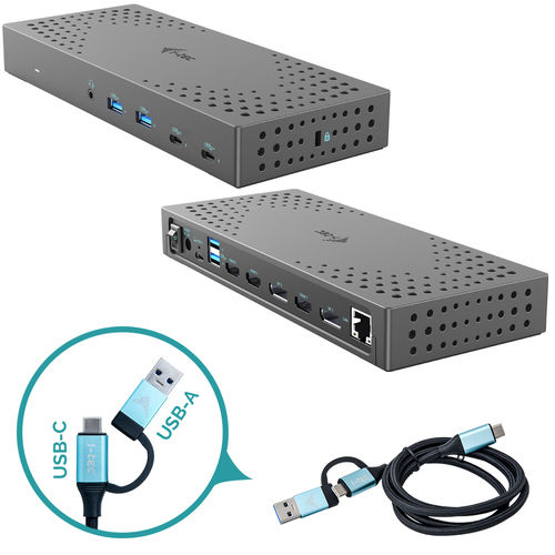 i-tec Usb USB-C / USB-A Docking Station με 4K PD Ethernet Γκρι - Image 4
