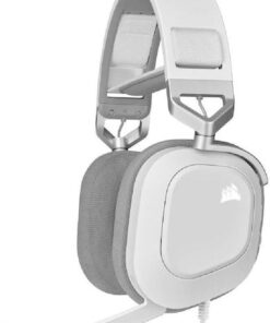 Corsair HS80 RGB Over Ear Gaming Headset με σύνδεση USB Λευκό