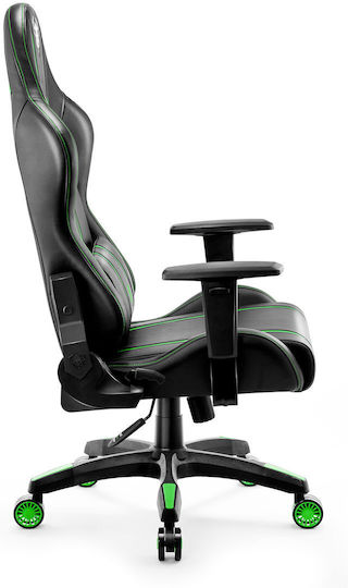 Diablo X-One 2.0 Normal Size Καρέκλα Gaming Δερματίνης με Ρυθμιζόμενα Μπράτσα Black / Green - Image 4