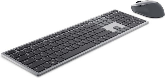 Dell Wireless KM7321W Bluetooth Σετ Πληκτρολόγιο & Ποντίκι Αγγλικό US Ασημί - Image 5