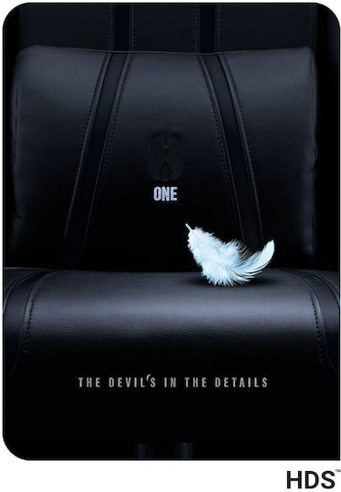 Diablo X-One 2.0 Normal Size Καρέκλα Gaming Δερματίνης με Ρυθμιζόμενα Μπράτσα Μαύρη - Image 10