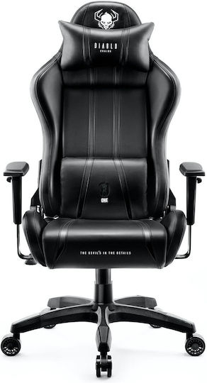 Diablo X-One 2.0 Normal Size Καρέκλα Gaming Δερματίνης με Ρυθμιζόμενα Μπράτσα Μαύρη - Image 2
